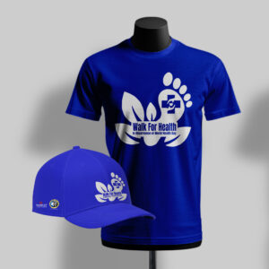 Bold Blue T-shirt + Blue Cap